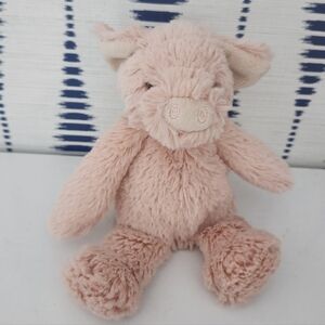 Manhattan Toy Company Adorables Peaches The Pig Plush Floppy Pink 8"